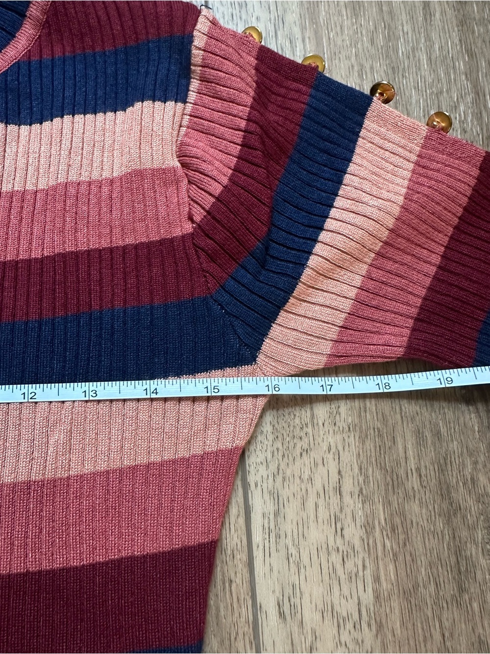 Say What Women’s Striped Sweater Dress, Midi, Ribbed, Bodycon, Fall, XL - Picture 12 of 12